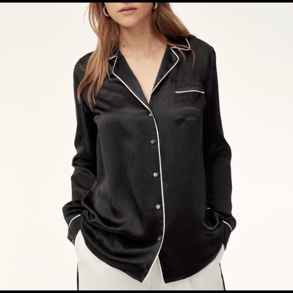 Babaton Venturi blouse Aritzia